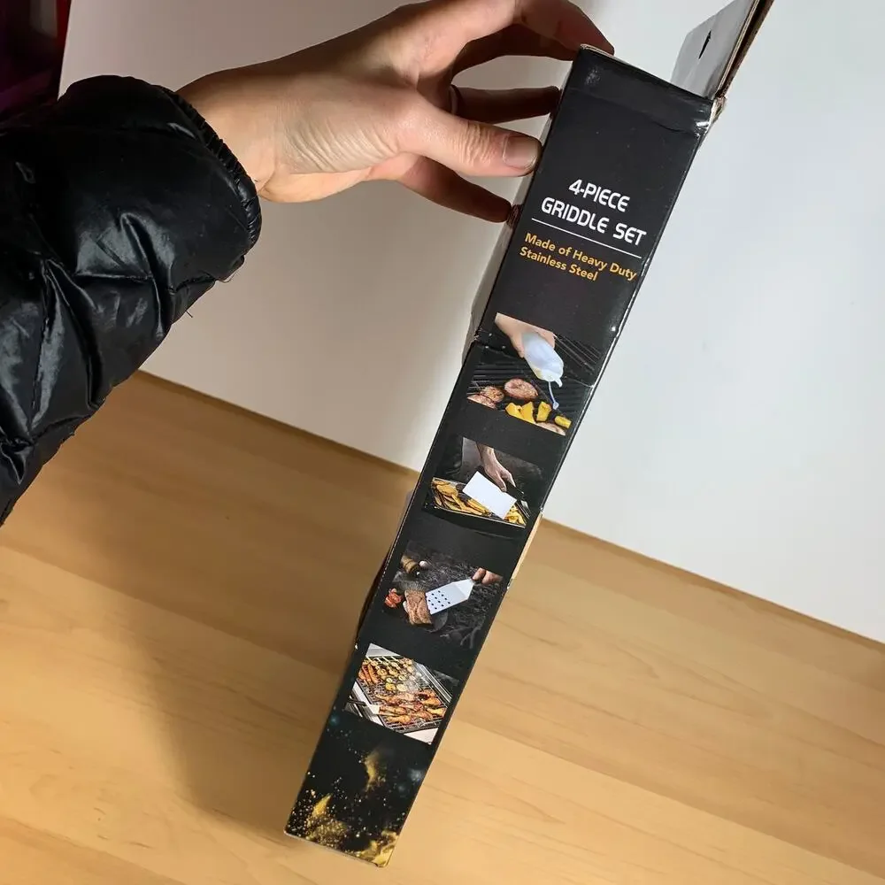4-Piece BBQ Griddle Set